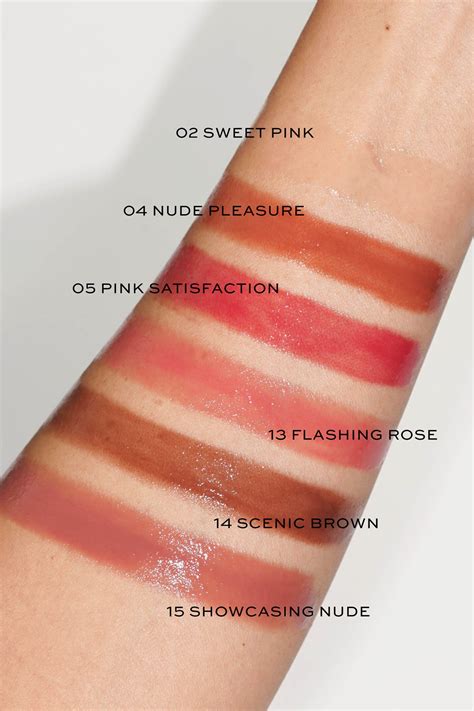 ysl lip balm swatches